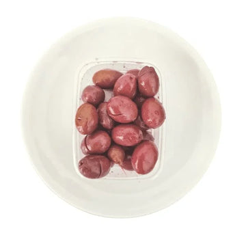 Rote Oliven Geschlagen 100g