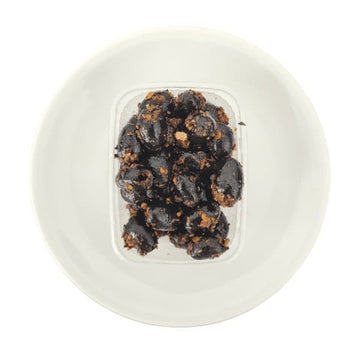 Schwarze Oliven mit Kräuter 100g