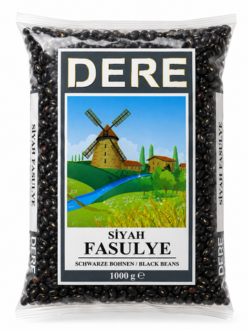 Getrocknete schwarze Bohnen Dere 1 kg