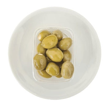 Grüne Oliven mit Käse 100g