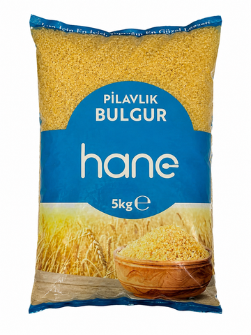 Grober Bulgur (Weizen) für exzellenten türkischen Pilaw, 5 kg Packung