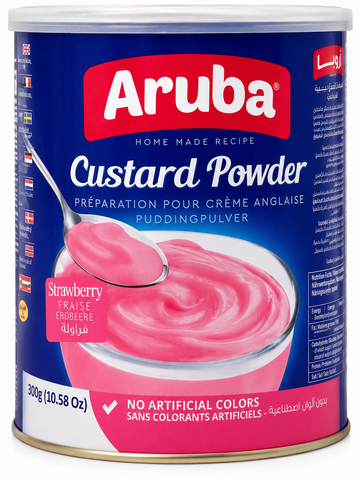 Aruba Puddingpulver mit Erdbeergeschmack 300g