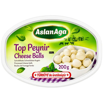 AslanAga - Schmelzkäse-Kugeln, Top Peynir 200g