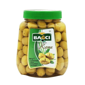 Bagci Kirma Yesil Zeytin - Grüne Oliven angeschlage 700g