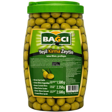 Bagci - Grüne Oliven Geschlagen, Yeşil Kırma Zeytin 1500g