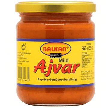 Balkan - Auberginenpaste, Ajvar in Mild 350g