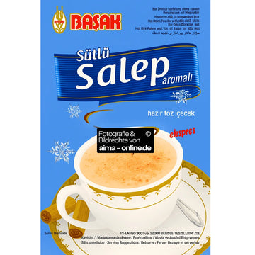 Basak - Instant Heißgetränk mit Milchpulver, Sütlü Salep Aromali 130g