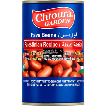 Chtoura Garden - Gekochte Fava Bohnen (Palestinian Recipe) 400g
