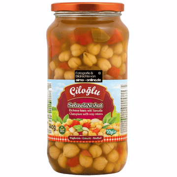 Ciloglu - Kichererbsen mit Gemüse, Sebzeli Nohut 400g