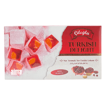 Ciloglu Turkish Delight aus Granatapfel mit Erdnüssen 300g