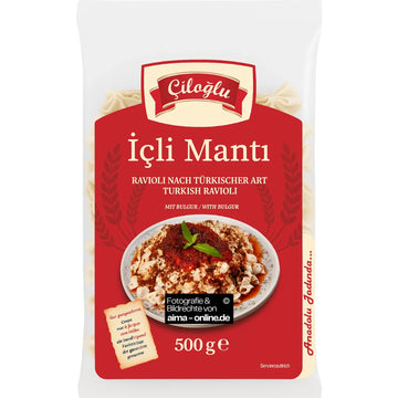 Ciloglu - Türkische Ravioli mit Bulgur, Icli Manti 500g