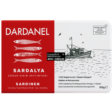Dardanel - Sardinen in Kaltgepresstem Olivenöl, Sardalya 110g