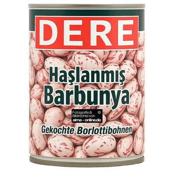 Dere - Gekochte Borlottibohnen, Haslanmis Barbunya 240g