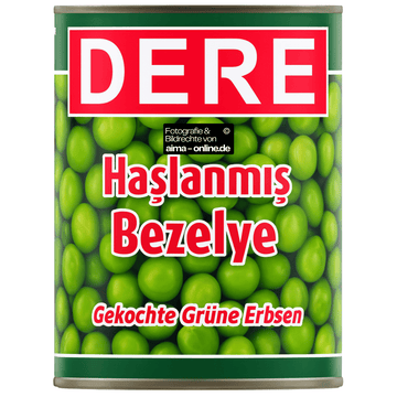 Dere - Junge Erbsen, Haslanmis Bezelye 240g