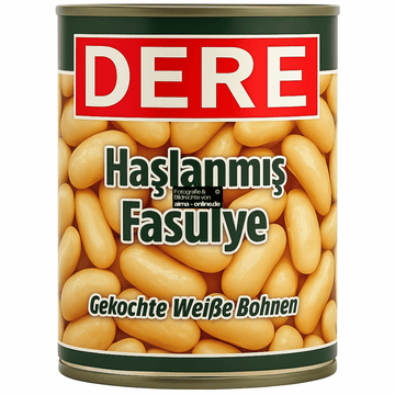 Dere - Gekochte Weiße Bohnen, Haslanmis Fasulye 400g