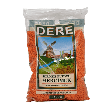 Dere Kirmizi Futbol Mercimek - Rote Linsen 1000g