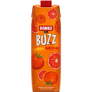 Dimes Buzz - Getränk mit Mandarinen- & Blutorangenaroma 1l