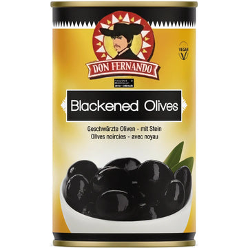 Don Fernando - Siyah Zeytin, Geschwärzte Oliven 200g
