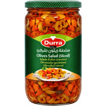 Durra – Doğranmış Yeşil Zeytin Salatası, Geschnittener grüner Olivensalat 460g