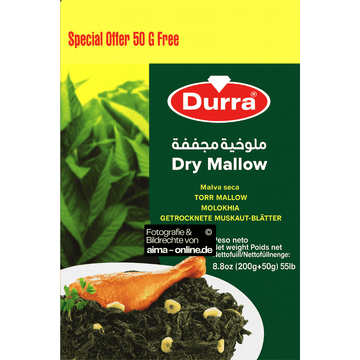 Durra - Molokhia getrocknete Muskaut-Blätter 200g