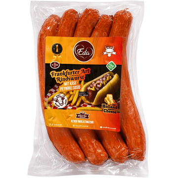 Eda - Frankfurter Art Rindswurst mit Käse, Peynirli Dana Sosis 400g
