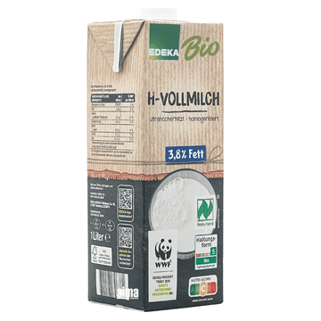 Edeka Bio H-Vollmilch 3,8% 1l