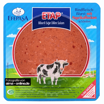 Efepasa Etap Rindfleischwurst mit Paprikaflocken 150g
