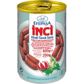 Efepasa Inci Hindi-Tavuk Sosis - Geflügelwürstchen 200g