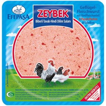Efepasa Zeybek Geflügelfleischwurst mit Paprikaflocken 200g