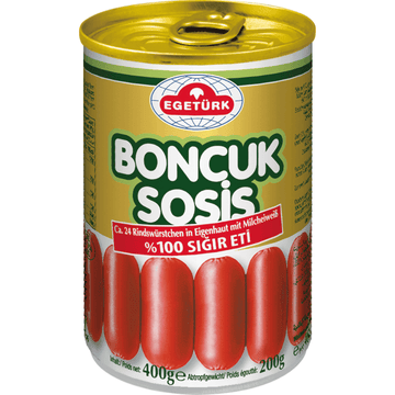 Egetürk Boncuk Sosis - Rinderwürstchen 200g