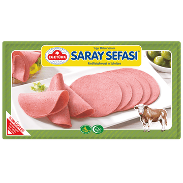 Egetürk Saray Sefasi Rindfleischwurst in Scheiben 125g