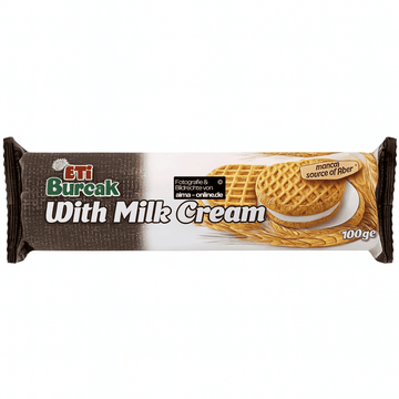 Eti - Burcak, Haferkeks mit Milchcremefüllung 100g
