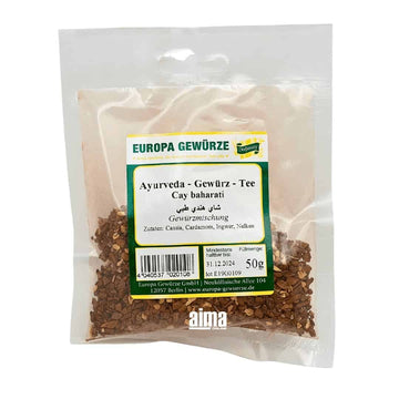 Europa Gewürze Cay Baharati - Ayurveda Gewürztee 50g
