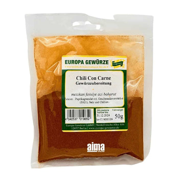 Europa Gewürze Chili Con Carne Gewürzzubereitung 50g