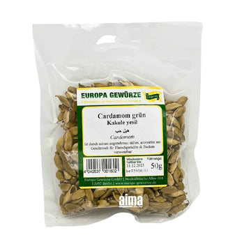 Europa Gewürze Kakule yesil - Cardamom grün 50g