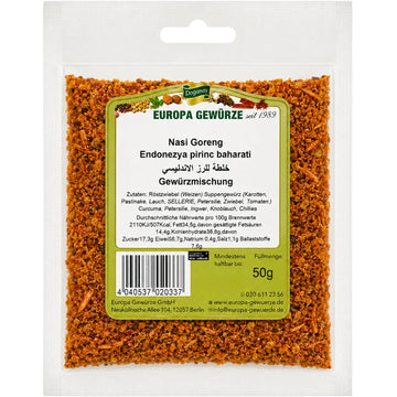 Europa Gewürze Nasi Goreng - Endonezya Pirinc Baharati 50g