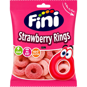 Fini - Strawberry Rings 75g