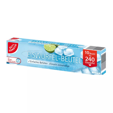 Gut & Günstig Eiswürfel-Beutel 10Stück