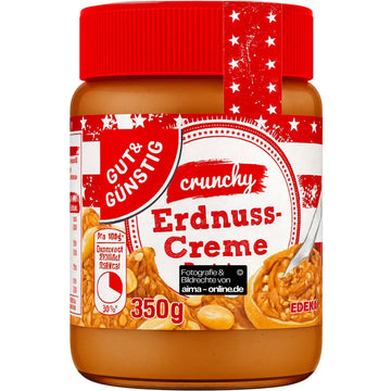 Gut & Günstig - Crunchy Erdnuss Creme 350g