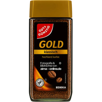 Gut & Günstig- Gold Klassich Bohnenkaffee 100g