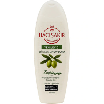Haci Sakir Sampuan + Sac Kremi Zeytinyağı - Shampoo + Spülung Olivenöl 500ml