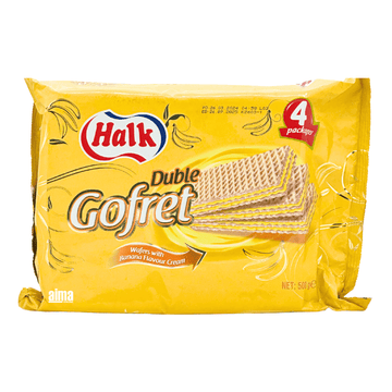 Halk - Duble Gofret mit Bananencreme 500g