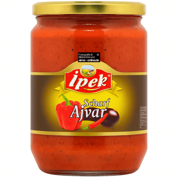 Ipek - Auberginenpaste, Ajvar in Scharf 690g