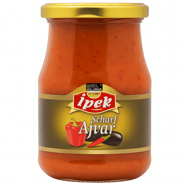Ipek - Auberginenpaste, Ajvar in Scharf 360g
