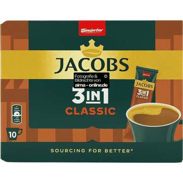 Jacobs - 3 in 1 Classic 10x12g