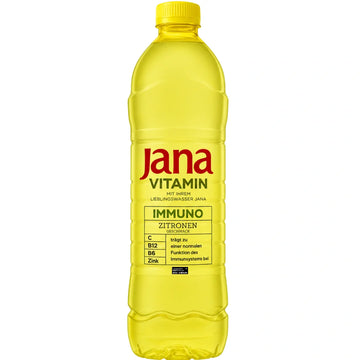 Jana Vitamin Immuno Zitrone - Vitamin Getränk mit Zitronengeschmack 1,5L