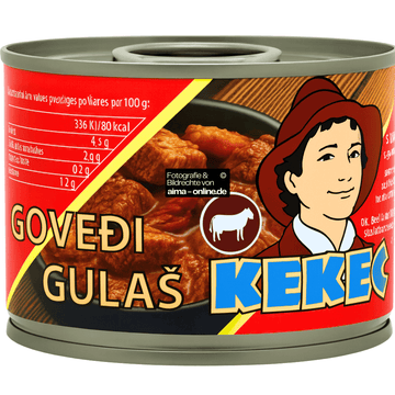 Kekec - Rinder Gulasch 200g