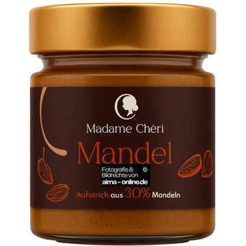 Madame Cheri - Mandel Aufstrich aus 30% Mandeln 200g