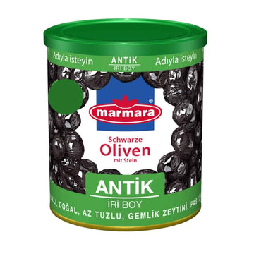Marmara Antik Schwarze Oliven 800g