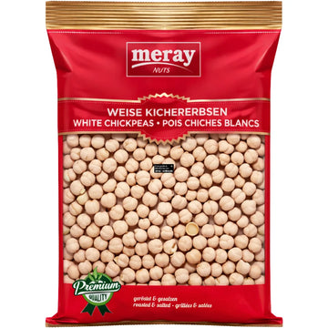 Meray - Weiße Kichererbsen geröstet und gesalzen 250g
